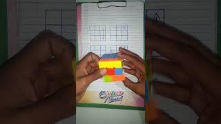 rubik cube solve tricks 3 by 3....2k24 #youtubeshort #viralshort #trendingshorts
