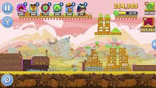 Angry Birds Friends Level 2 Tournament 1452 three stars NO POWER-UP walkthrough 2024-09-26