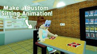 How to make your own sitting animation in Roblox Studio!