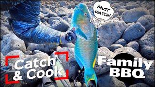 MY OHANA CAME TO MOLOKAI!!! (Catch & cook)