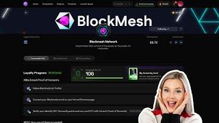 How To Complete BlockMesh Airdrop Eligibility Criteria Tasks ? Proof of Humanity Task , NFTs Mint