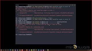 Powershell Error Handling Basics