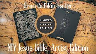 Limited Edition Green Calfskin Cover - The Jesus Bible NIV Artist Edition