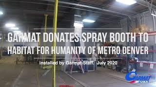 Garmat Donates a Spray Booth to Habitat for Humanity