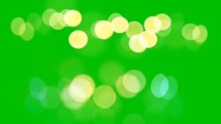 Bokeh light green screen chroma key effect HD footage