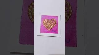 cute mini card️#art #diy #cute #heart #shorts