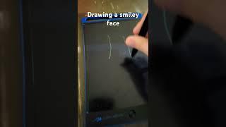 drawing a smiley face