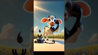 Beautiful story of a police cow and bastard monkeys #shorts #ai #ai video#trending #viral short