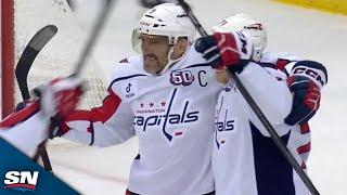 Capitals' Alex Ovechkin Deflects Home Point Shot For First Goal Of The Year