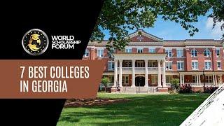 7  Best Colleges in Georgia