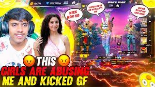 ANGRY YOUTUBER PRANK ON CUTE GF BF STREAMER THEY KICK ME FROM GROUP - FREE FIRE