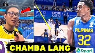 Naka CHAMBA LANG SILA sa CHINA ! Hindi daw Mananalo ang GILAS PILIPINAS sa JORDAN !