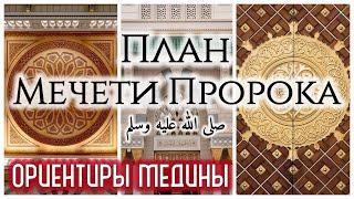 Обзор плана «Пророческой мечети» (Ориентиры Медины)