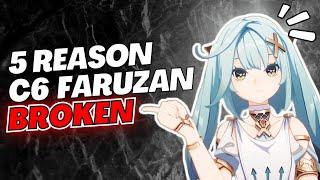 Faruzan C6 Explained!! 5 Reasons Why It is SO FREAKING BROKEN! - Genshin Impact