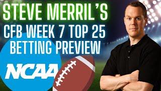 2024 College Football Week 7 Picks and Odds | Top 25 College Football Betting Preview & Predictions