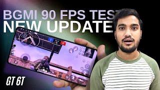 REALME GT 6T 90 FPS BGMI   NEW OCTOBER UPDATE 