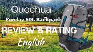 Quechua Forclaz 50L backpack | Review & Rating | English