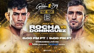 GOLDEN BOY FIGHT NIGHT | Alexis "Lex" Rocha vs. Santiago Dominguez