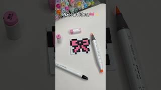 Cute mini Pixel art ideas #art #drawing #pixel #pixelart #pixelartideas #cute