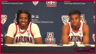 Cedric Henderson & Adama Ball talk after Arizona's exhibition win | GOAZCATS.com video