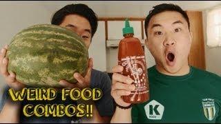 WEIRD HOMEMADE FOOD COMBOS | Fung Bros