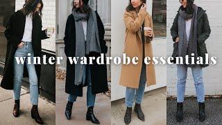 Winter Capsule Wardrobe Essentials for FREEZING COLD Winters (10 items!) ️