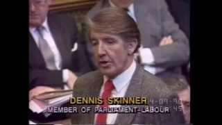 Margaret Thatcher Vs Denis Skinner