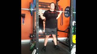 Juggernaut AI Programming | High Bar Squats 1st and 4th set of 125kg/275.6 lbs