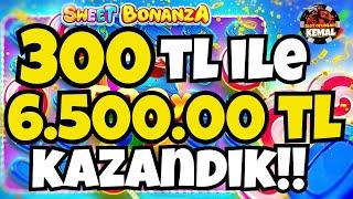 SWEET BONANZA  SLOT OYUNLARI  300 TL KÜÇÜK KASA NASIL KATLANIR ? | REKOR GELDİ ! BİG WİN