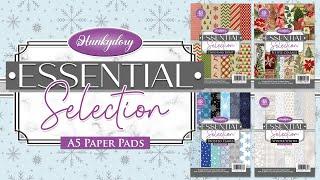 Christmas Essential Paper A5 Pads & Acetate Wraps