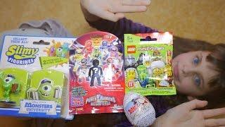 [OEUF & JOUET] Oeuf Asterix, Monsters University, Mega Bloks & Lego Minifigures - Egg & Toy