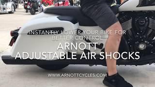 Confidently Control Your Motorcycle While Stopped or For Parking with Arnott Air Suspension