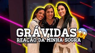 “Contamos para a minha sogra que estamos grávidas, vejam qual foi a reação dela”