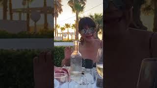 Sunset dining in Corfu, Greece #corfu #corfuisland #summer  #wine