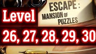 Doors 4 level 26 27 28 29 30 Escape Mansion of Puzzles level 26 27 28 29 30 walkthrough