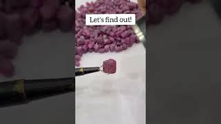 How to identify Ruby | Ruby Glows under UV lamps/ Florescent Light | Natural ruby vs Fake ruby