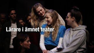 Lärare i ämnet teater