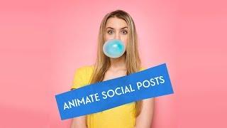 Ignite Your Social Feed With Animated Posts