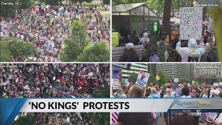Thousands participate in Charlotte’s ‘No Kings’ march and rally