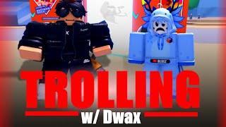 TROLLING PEOPLE with DWAX in ANIME FIGHTING SIMULATOR