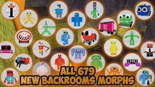 [ALL] How to get ALL 679 NEW BACKROOMS MORPHS | Roblox