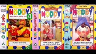 Noddy 4 (BBCV 5385) / The Great Noddy Video (BBCV 5529) / Noddy to the Rescue (BBCV 5665) UK VHS