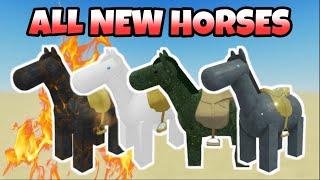 Dead Rails UPDATE, ALL NEW OVERPOWERED HORSE VARIANTS, APOCALYPSE HORSES #roblox