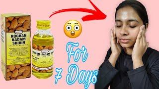 I USE ALMOND OIL ON MY FACE FOR 7 DAYS AND THIS IS WHAT HAPPENED !!