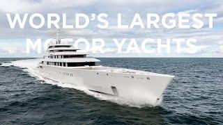 The world's largest motor yachts by SuperYacht Times