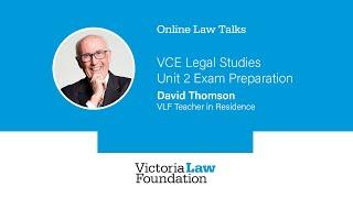 VCE Legal Studies | Unit 2 Exam Preparation