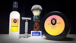 Бритье. G&A artisan shaving soap and aftershave BAY RUM, Frank Shaving, RazoRock 37, BLUE BIRD