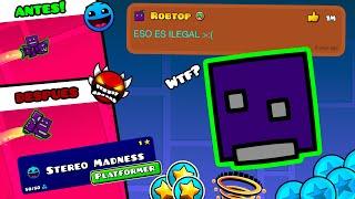 ME paso TODOS los NIVELES de GEOMETRY DASH 2.2 en MODO PLATAFORMA