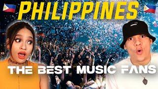 This is UNBELIEVABLE... Latinos react to Philippine's AMAZING LIVE MUSIC CROWDS!