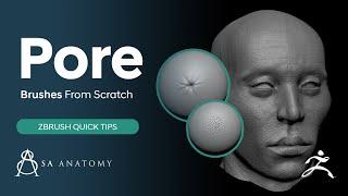 How Make You Own Skin Pore Brushes Full Tutorial In ZBrush (Quick Tip 7)